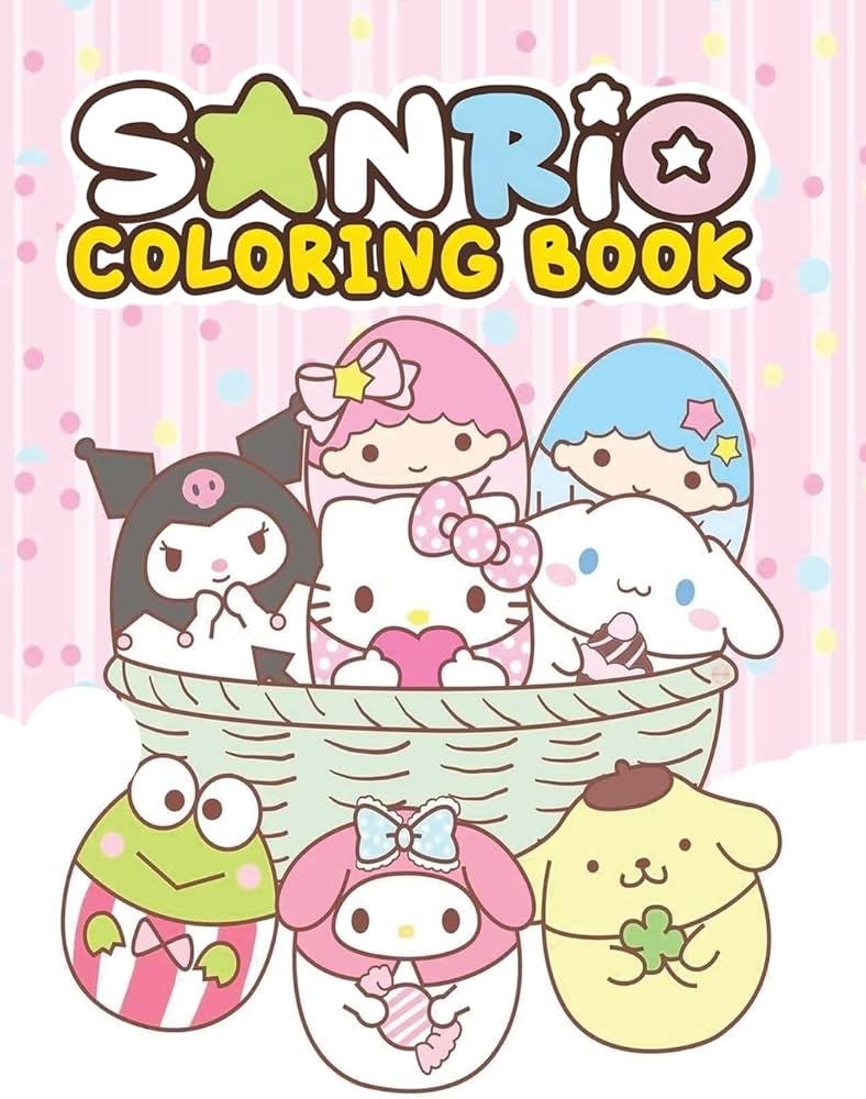 sanrio coloring pages all characters sanrio coloring pages all characters