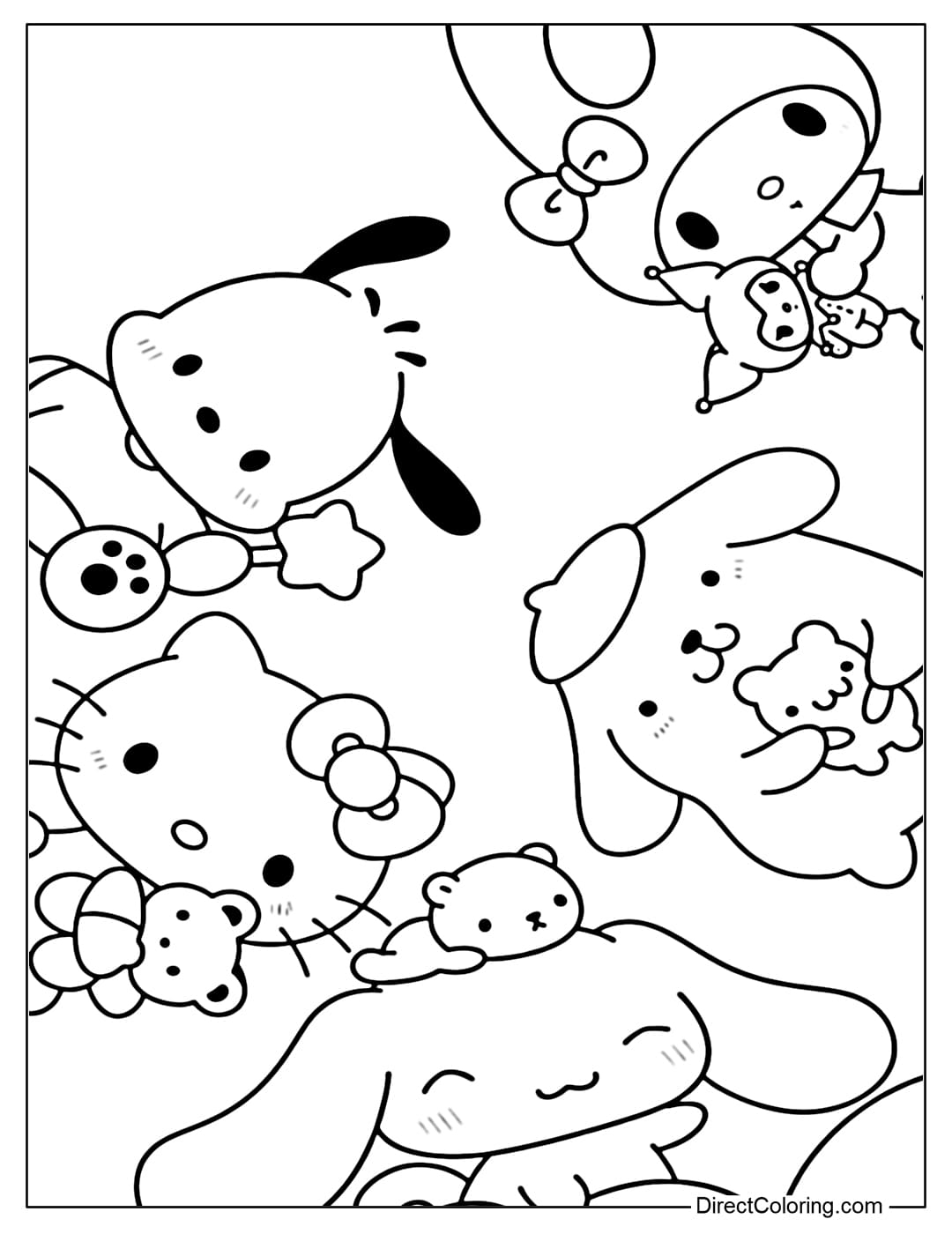 Sanrio Coloring Pages Free PDF To Download And Print Sanrio Coloring Pages Free PDF To Download And Print