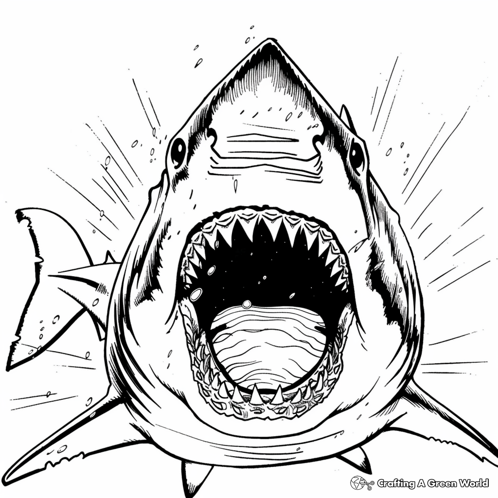 shark coloring pages printable