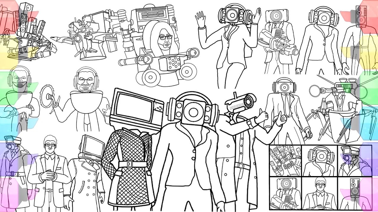 SKIBIDI TOILET Coloring Pages Season 3 COLORING All Skibidi Toilet Characters NCS MUSIC YouTube SKIBIDI TOILET Coloring Pages Season 3 COLORING All Skibidi Toilet Characters NCS MUSIC YouTube