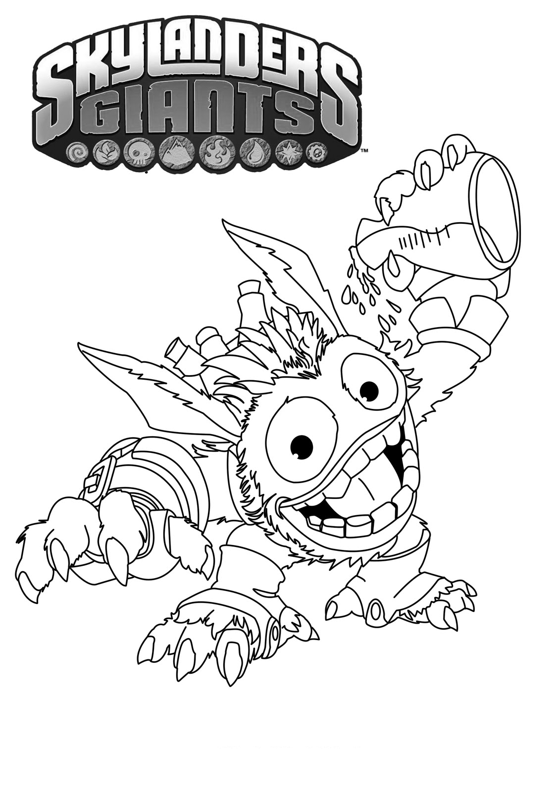 Skylanders Coloring Pages Best Coloring Pages For Kids Skylanders Coloring Pages Best Coloring Pages For Kids