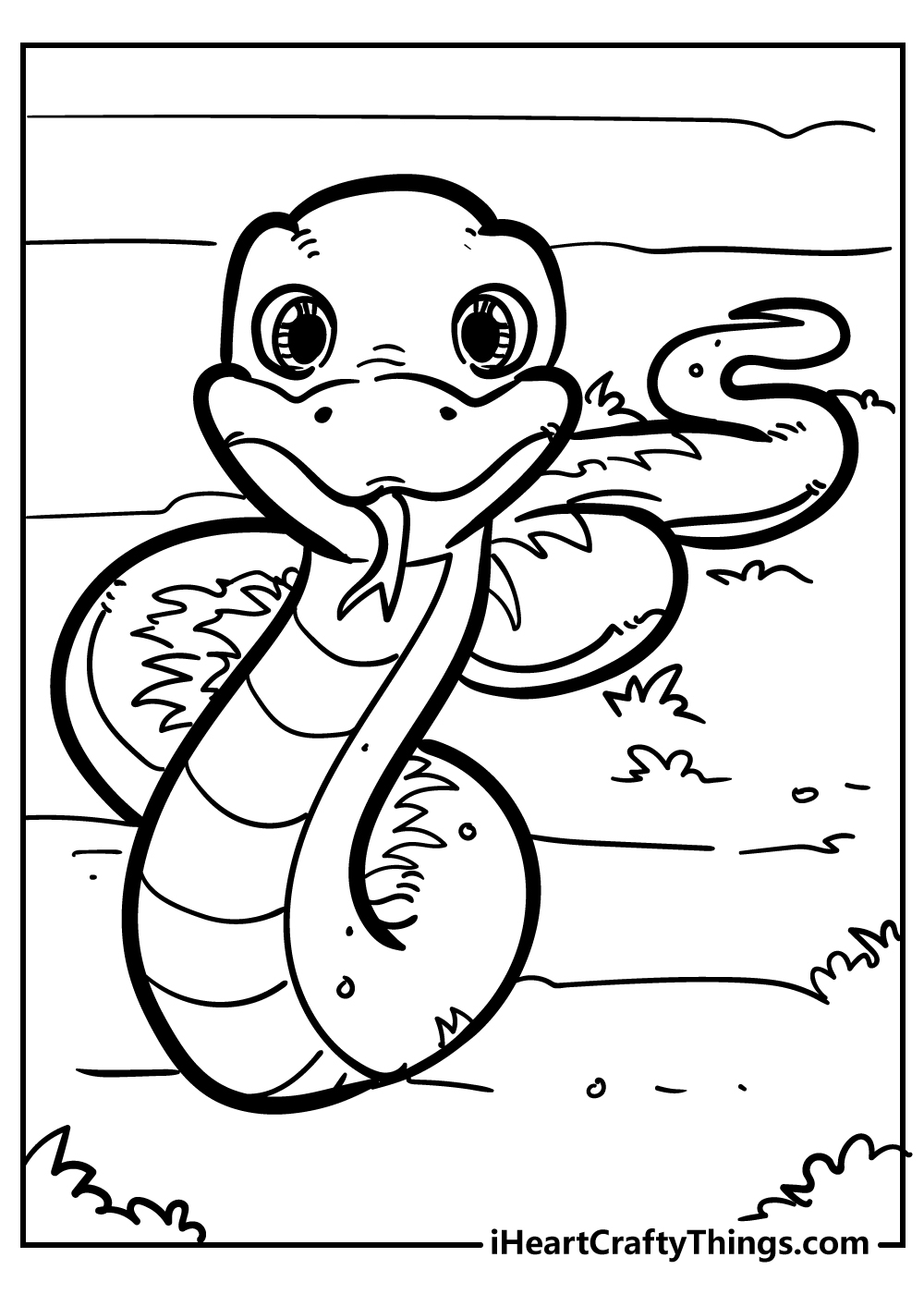 printable snake coloring pages