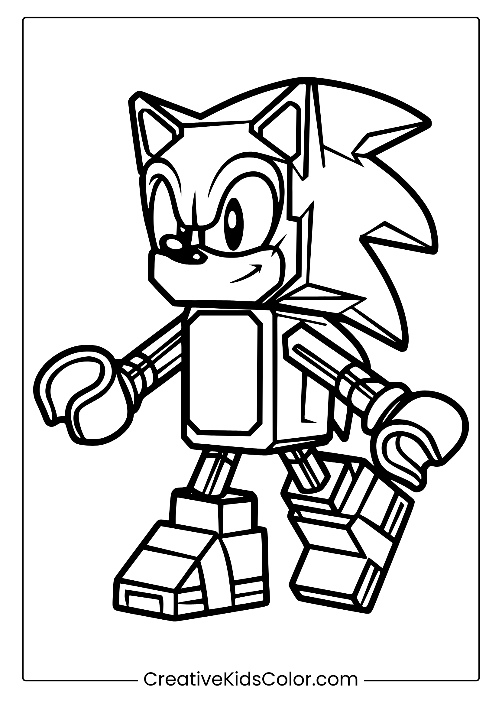 Sonic Coloring Pages 55 Free Printable PDFs Sonic Coloring Pages 55 Free Printable PDFs