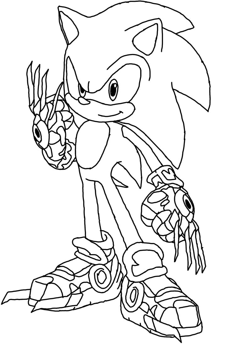Sonic Prime Coloring Pages
