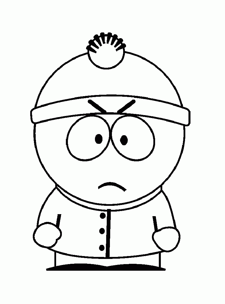 South Park Image To Print And Color South Park Coloring Pages