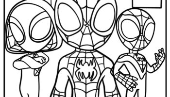 Spidey And His Amazing Friends Coloring Pages 20 Free Printables