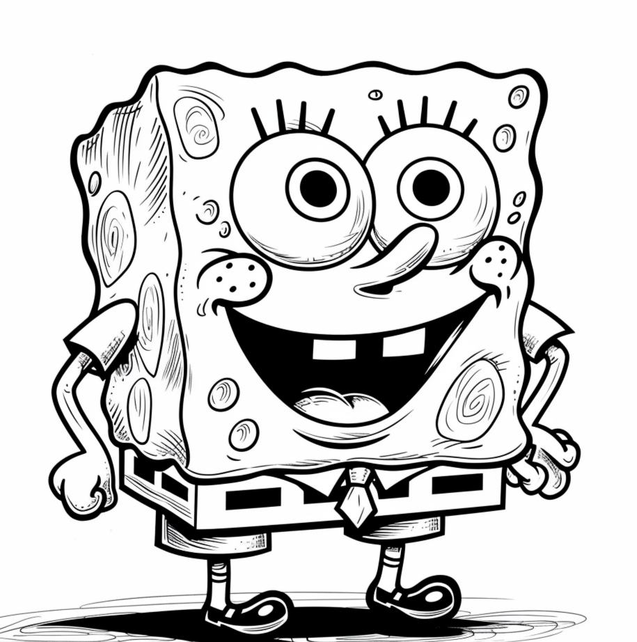coloring pages printable spongebob