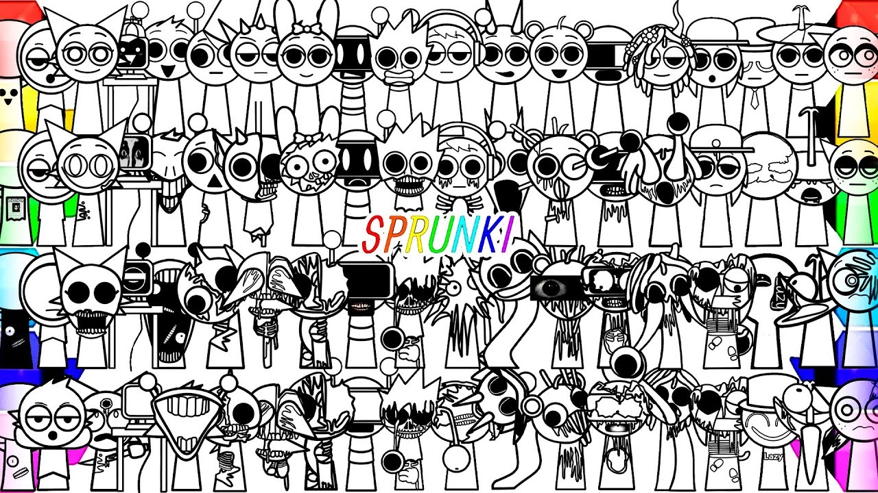 SPRUNKI New Coloring Pages How To Color ALL Incredibox Sprunki Phase 1 4 New Mod NCS MUSIC YouTube SPRUNKI New Coloring Pages How To Color ALL Incredibox Sprunki Phase 1 4 New Mod NCS MUSIC YouTube