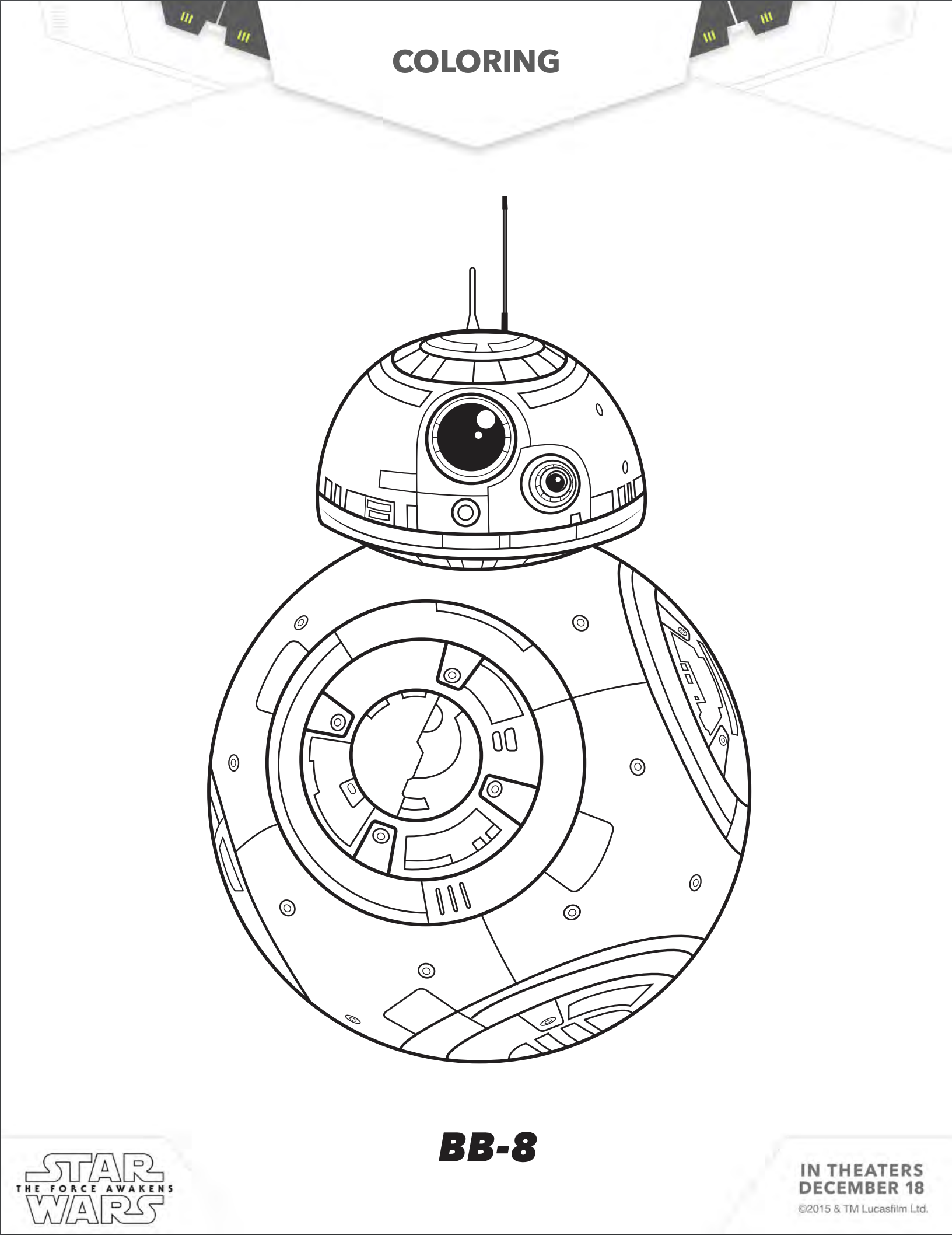 star wars printable coloring pages