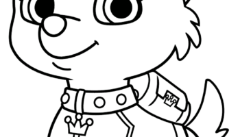 Sweetie From Paw Patrol Coloring Page Easy Drawing Guides