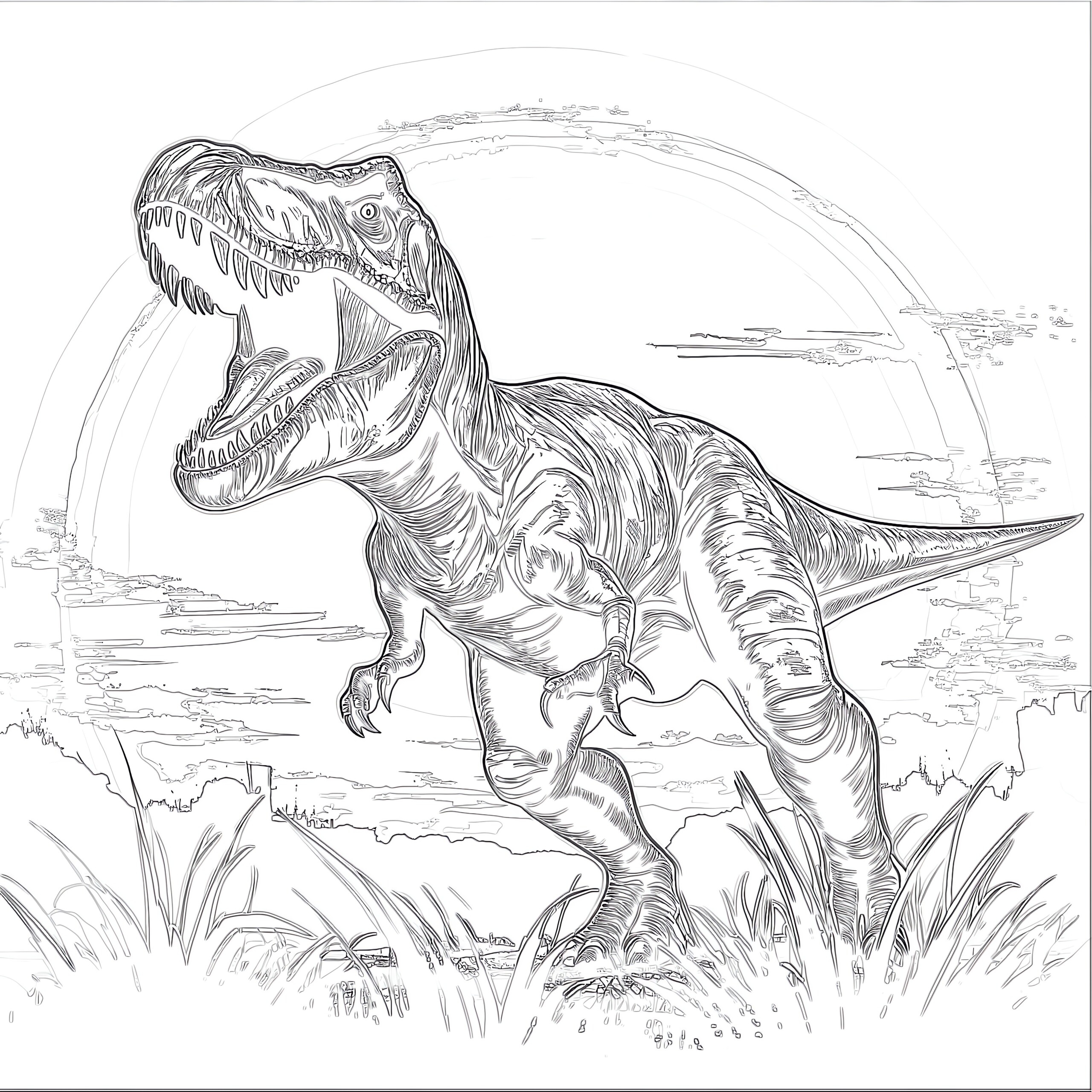 T Rex Printable Dinosaur Coloring Pages Coloring Pages Mimi Panda