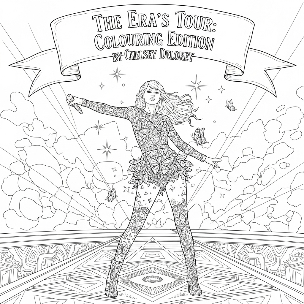 Taylor Swift Era s Tour Silhouette Coloring app