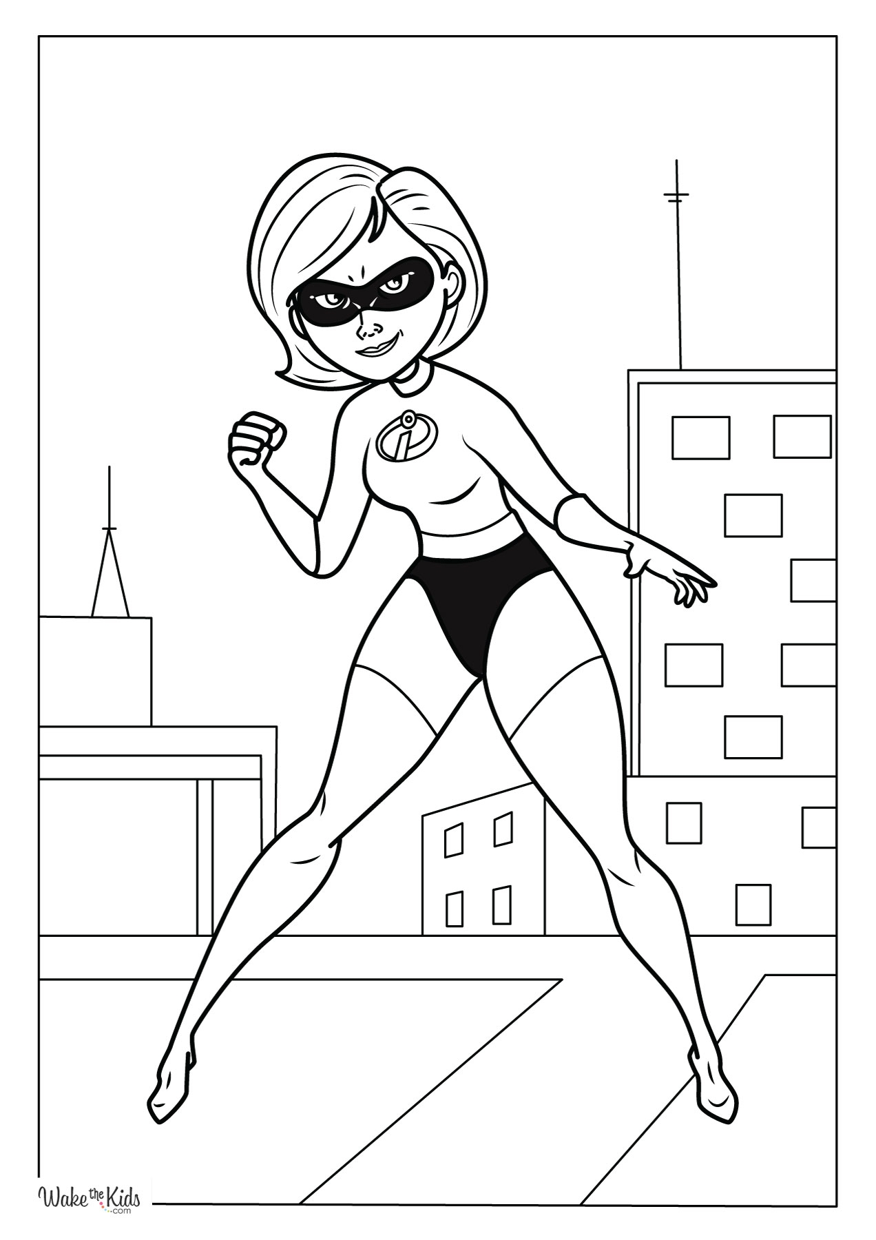 The Incredibles Coloring Pages Free Printable PDFs WakeTheKids The Incredibles Coloring Pages Free Printable PDFs WakeTheKids