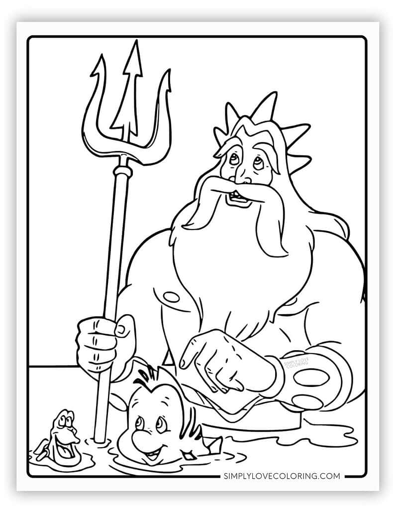 The Little Mermaid Coloring Pages Free PDF Printables Simply Love Coloring The Little Mermaid Coloring Pages Free PDF Printables Simply Love Coloring