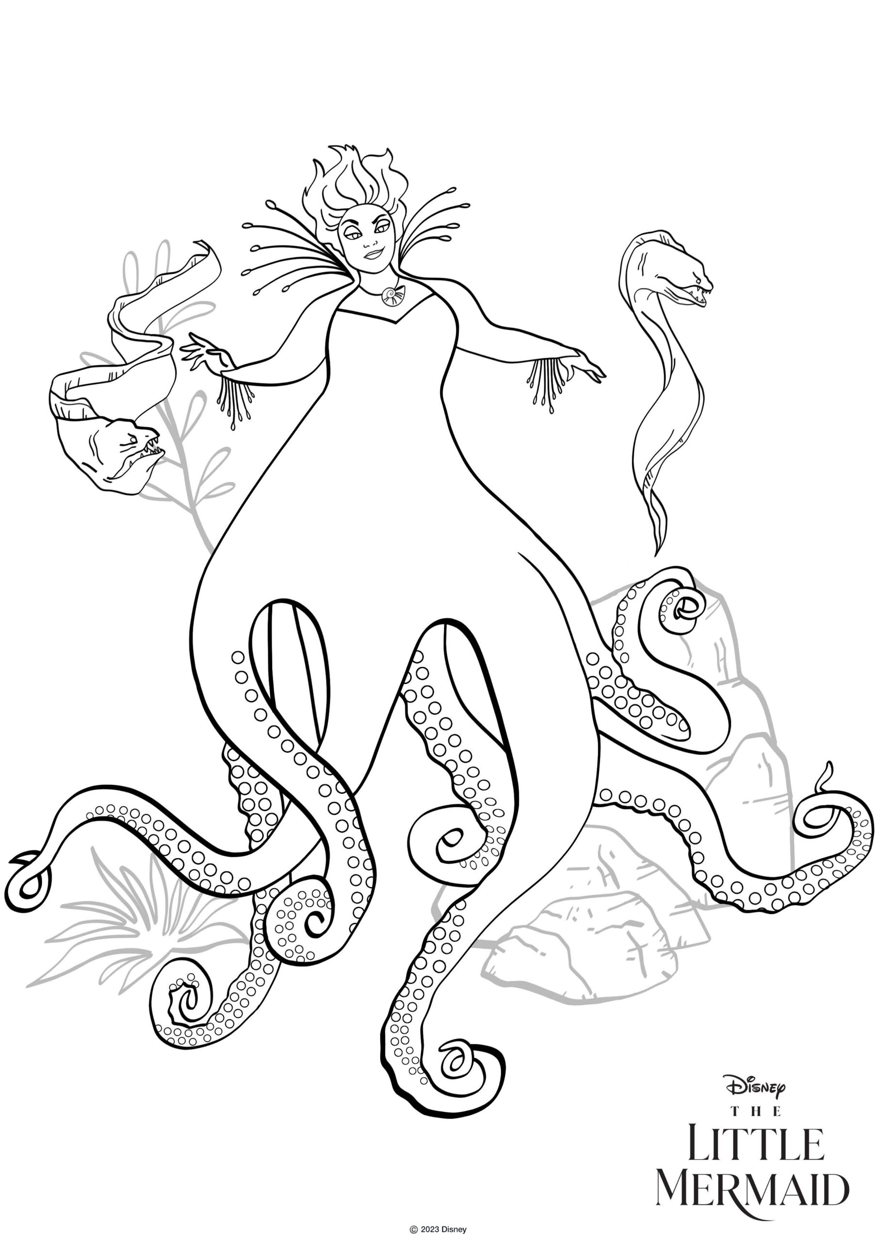 The Little Mermaid Live Action Movie 2023 Coloring Pages With Ariel Halle Bailey YouLoveIt The Little Mermaid Live Action Movie 2023 Coloring Pages With Ariel Halle Bailey YouLoveIt