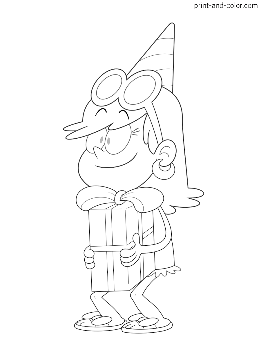 The Loud House Coloring Pages Print And Color The Loud House Coloring Pages Print And Color