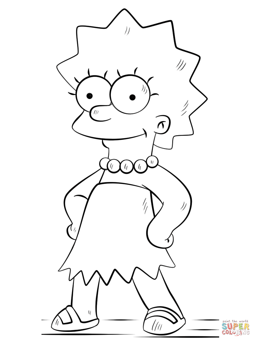 The Simpsons 35 Free Printable Coloring Pages The Simpsons 35 Free Printable Coloring Pages