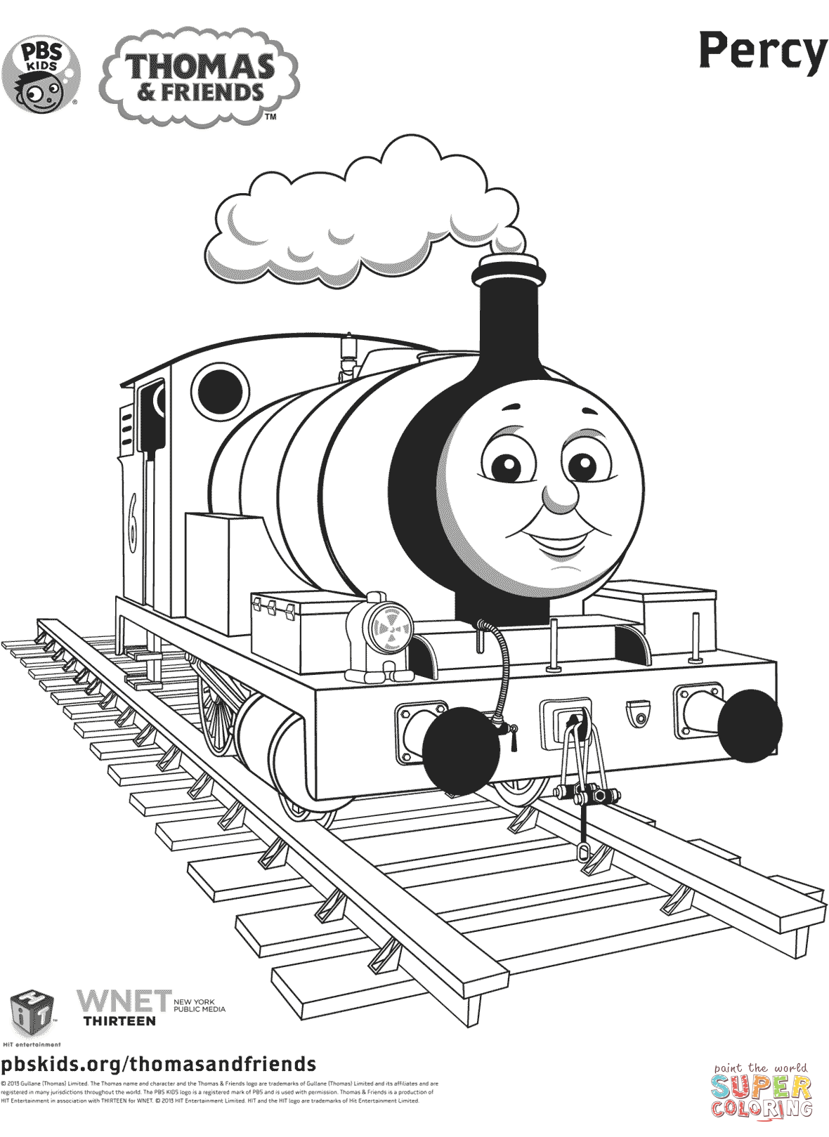 Thomas Friends 9 Free Printable Coloring Pages