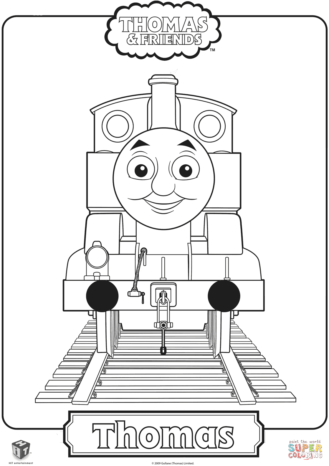 Thomas Friends 9 Free Printable Coloring Pages