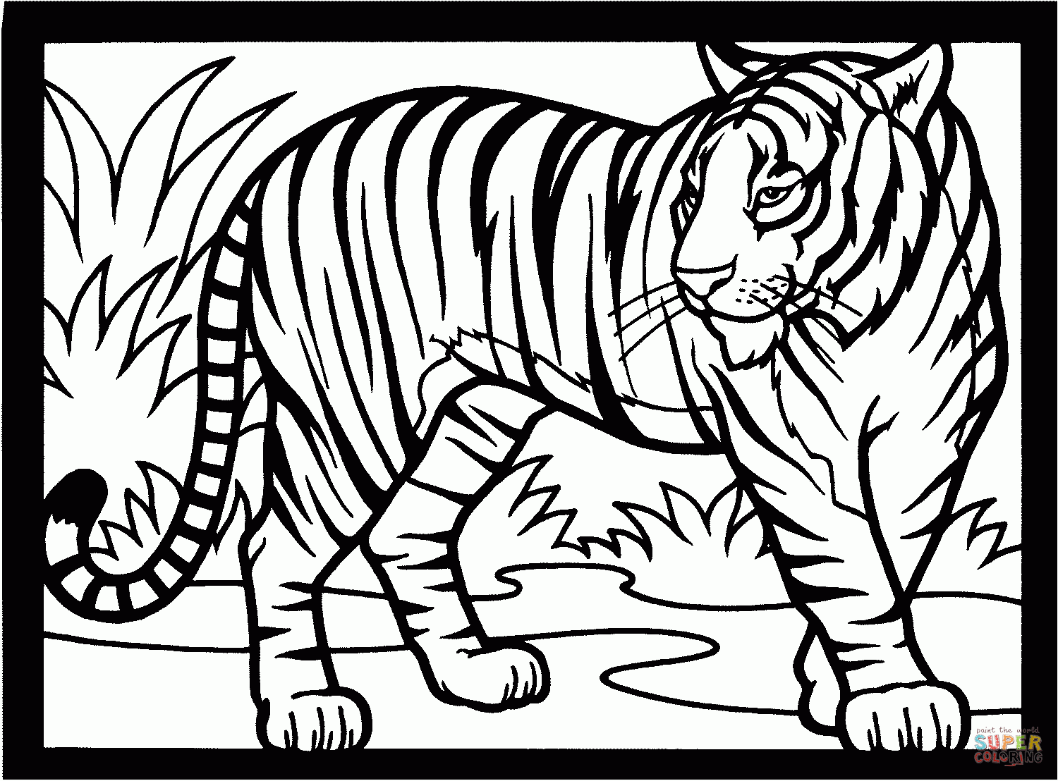 Tiger Coloring Page Free Printable Tiger Coloring Page Free Printable