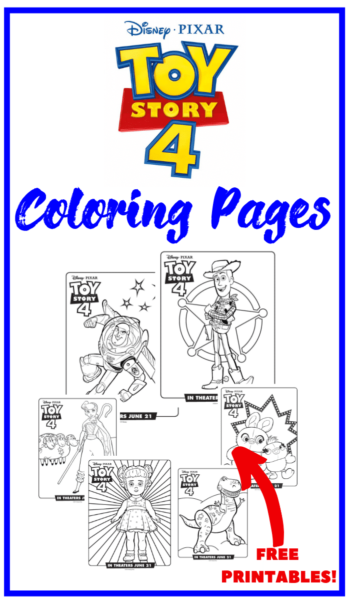 Toy Story 4 Characters Coloring Pages Or Coloring Sheets Free Printables 