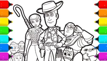 Toy Story 4 Coloring Page Drawing And Coloring YouTube
