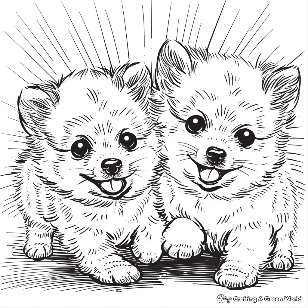 puppy printable coloring pages
