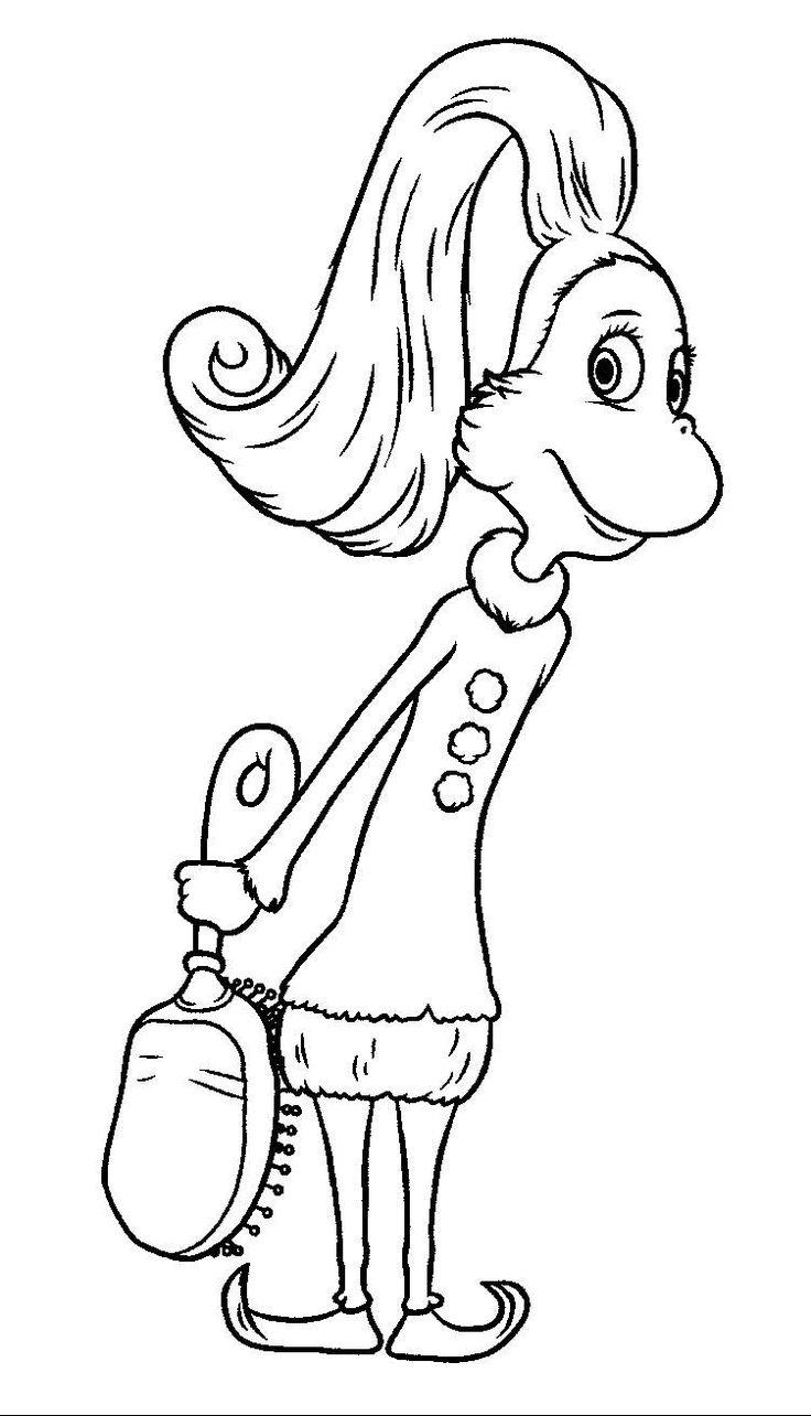 Whoville Characters Coloring Pages Home Sketch Coloring Page