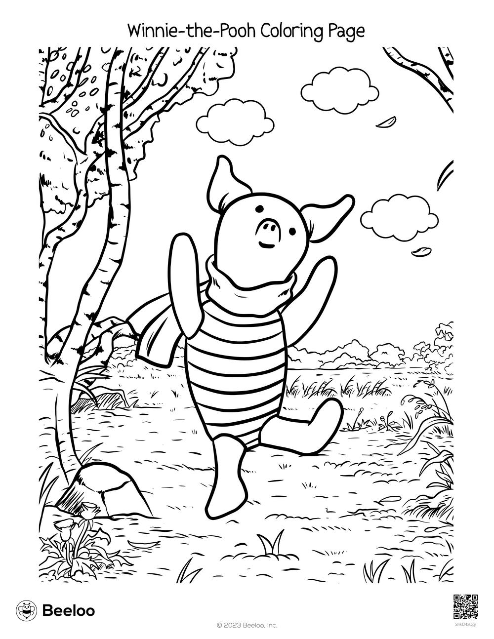 winnie the pooh printable coloring pages
